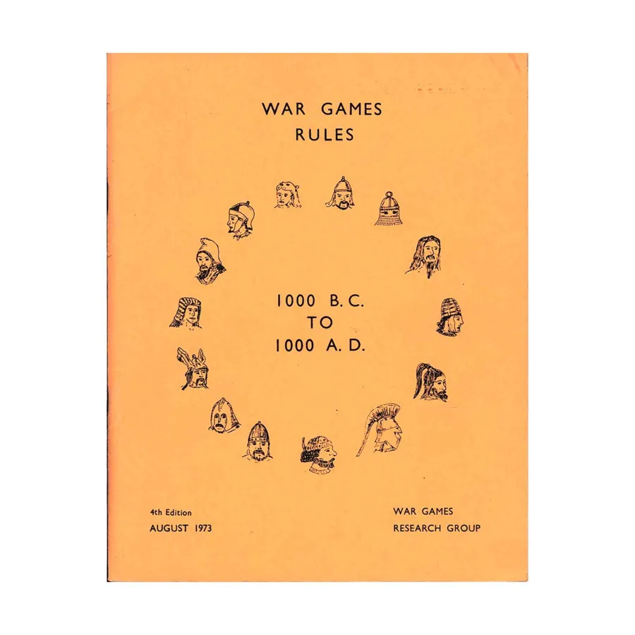 Правила военных игр с 1000 г. до н.э. по 1000 г. н.э. (4-е издание), War Games Rules (Wargames Research Group)
Правила военных игр с 1000 г. до н.э. по 1000 г. н.э. (4-е издание), War Games Rules (Wargames Research Group)