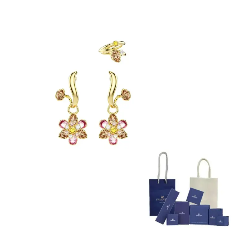 Swarovski Серьги-кольца Idyllia с искусственными кристаллами, женские, цвет gold
Swarovski Серьги-кольца Idyllia с искусственными кристаллами, женские, цвет gold