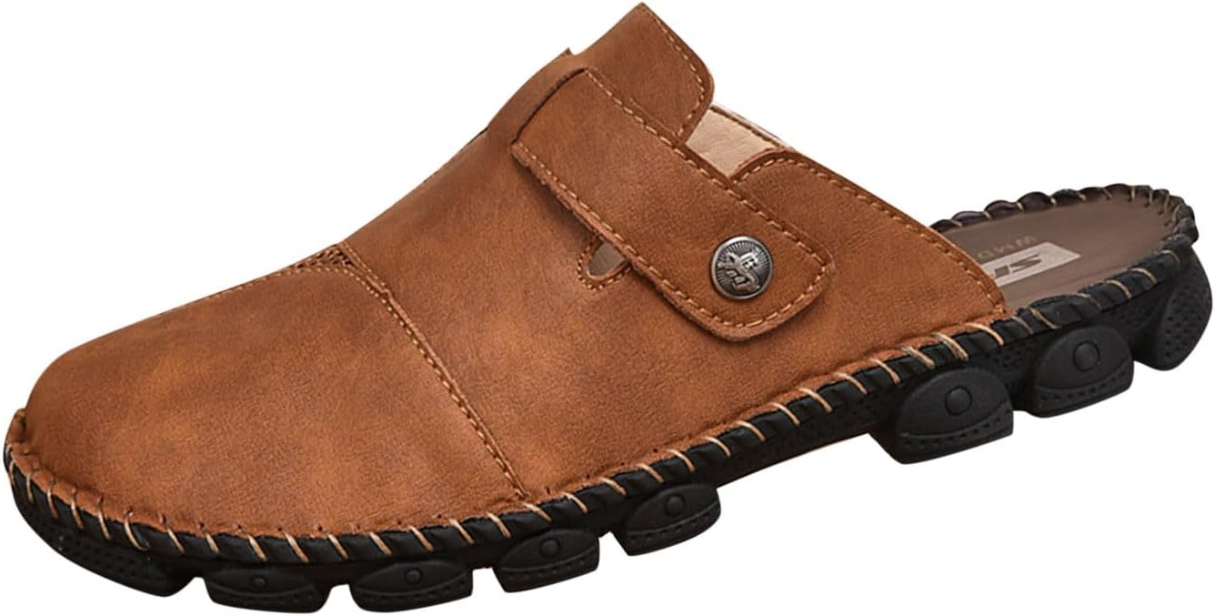 Мужские мюли на плоской подошве, с закрытым носком, замшевые, без задника, удобная легкая нарядная обувь Generic, Bronze
Мужские мюли на плоской подошве, с закрытым носком, замшевые, без задника, удобная легкая нарядная обувь Generic, Bronze