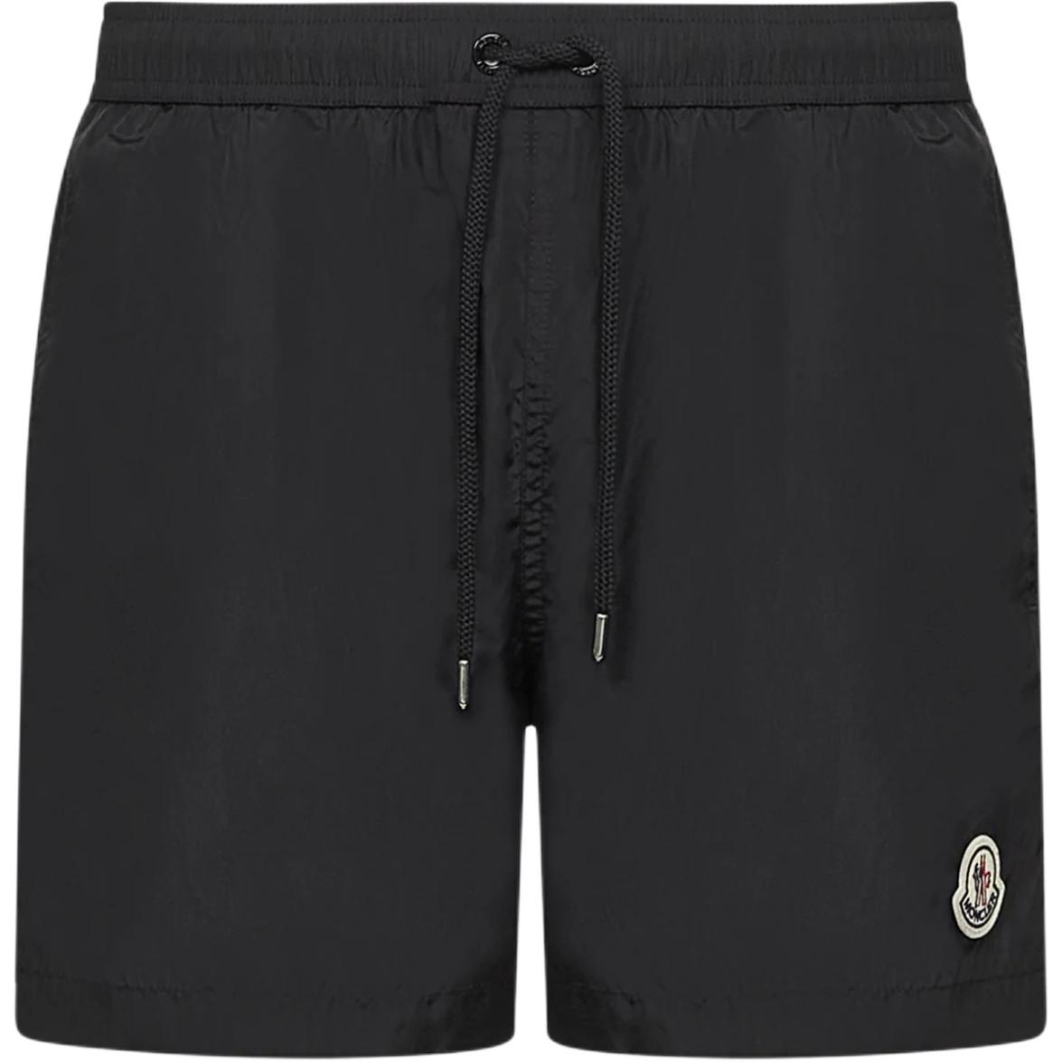 Плавательные шорты с завязками и нашивкой-логотипом Moncler, черный
Плавательные шорты с завязками и нашивкой-логотипом Moncler, черный