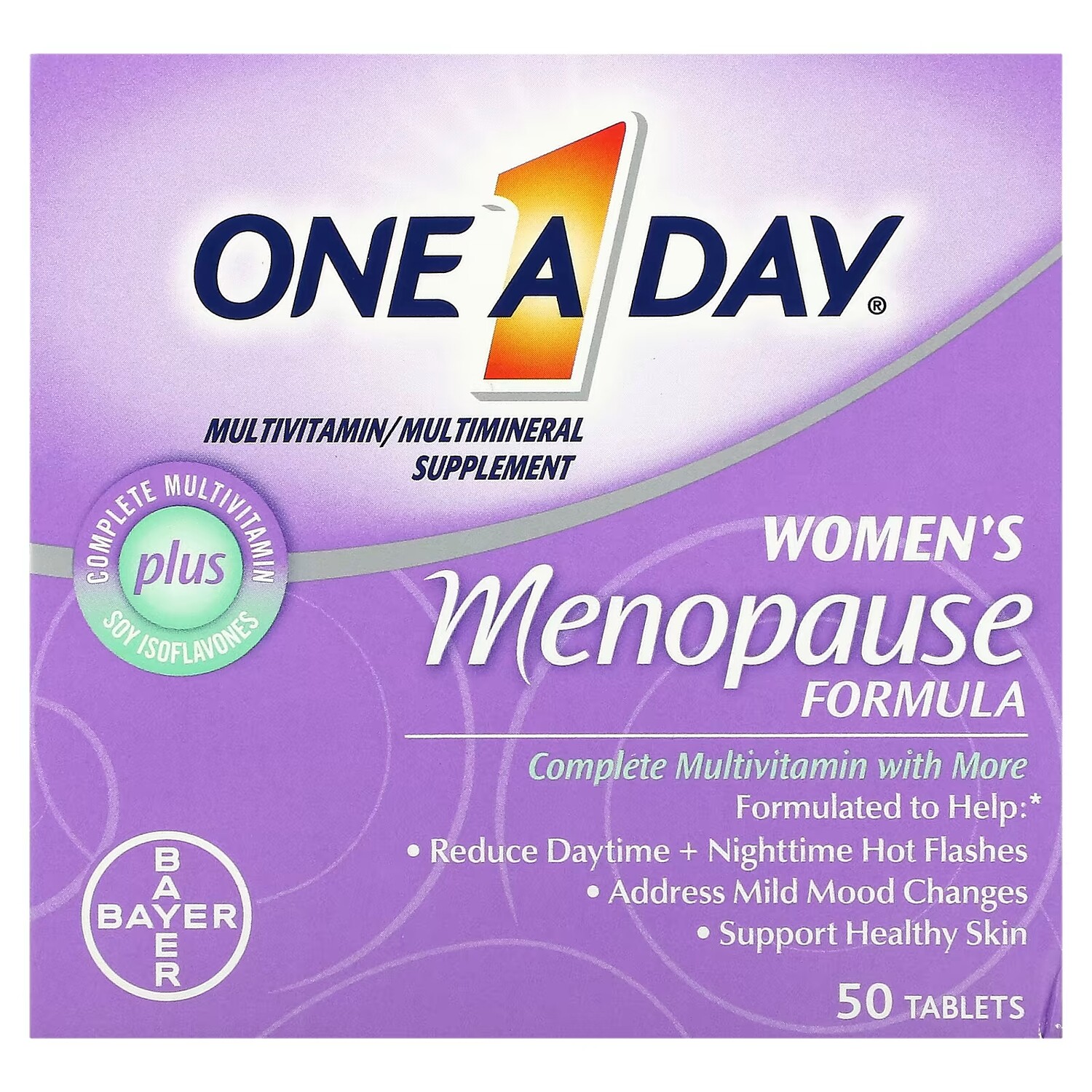 Мультивитаминная и мультиминеральная добавка One-A-Day для женщин при менопаузе, 50 таблеток
Мультивитаминная и мультиминеральная добавка One-A-Day для женщин при менопаузе, 50 таблеток
