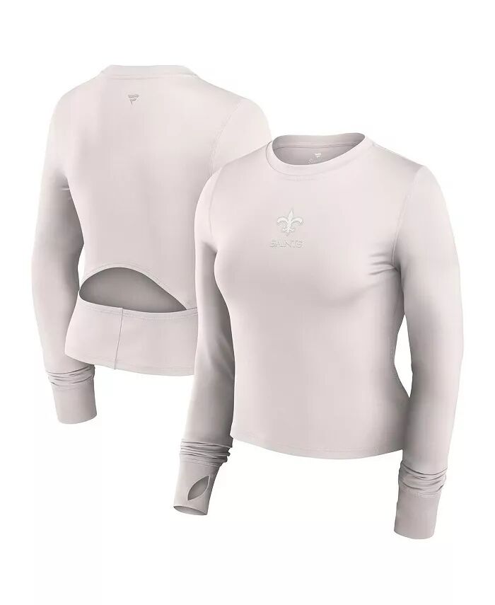 Женский белый топ New Orleans Saints Studio Fitted с длинным рукавом для спортзала Fanatics
Женский белый топ New Orleans Saints Studio Fitted с длинным рукавом для спортзала Fanatics