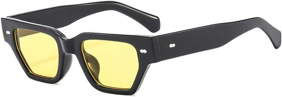 Панк-солнцезащитные очки UV400 с градиентным покрытием и заклепками для женщин и мужчин, для занятий спортом на открытом воздухе и путешествий UYPTK, Black Yellow
Панк-солнцезащитные очки UV400 с градиентным покрытием и заклепками для женщин и мужчин, для занятий спортом на открытом воздухе и путешествий UYPTK, Black Yellow