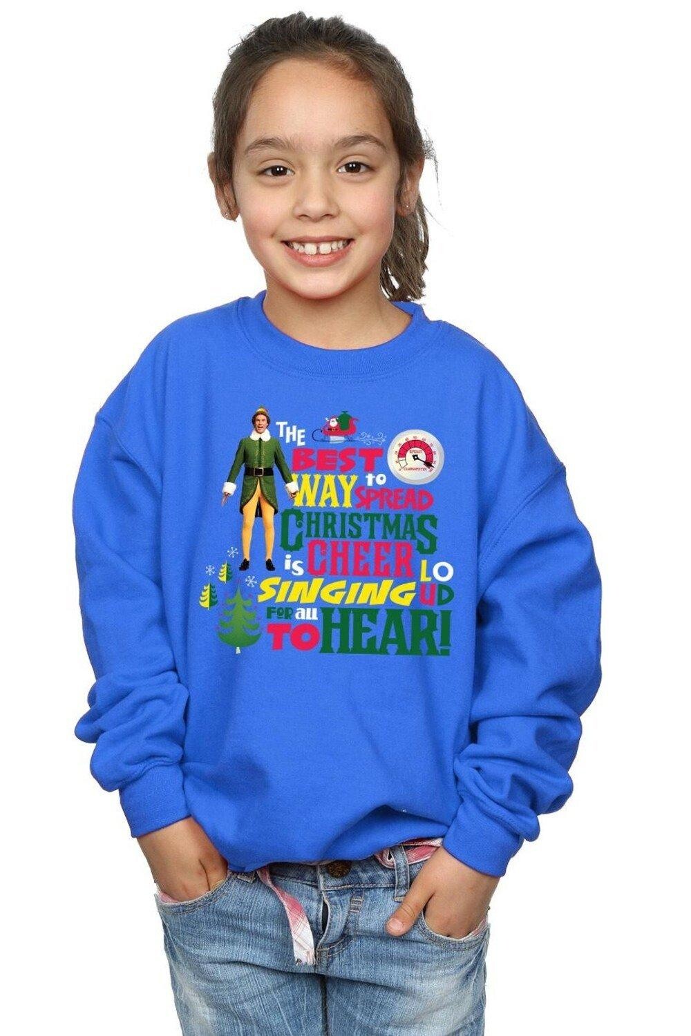 Толстовка с рождественским приветствием Elf, синий
Толстовка с рождественским приветствием Elf, синий