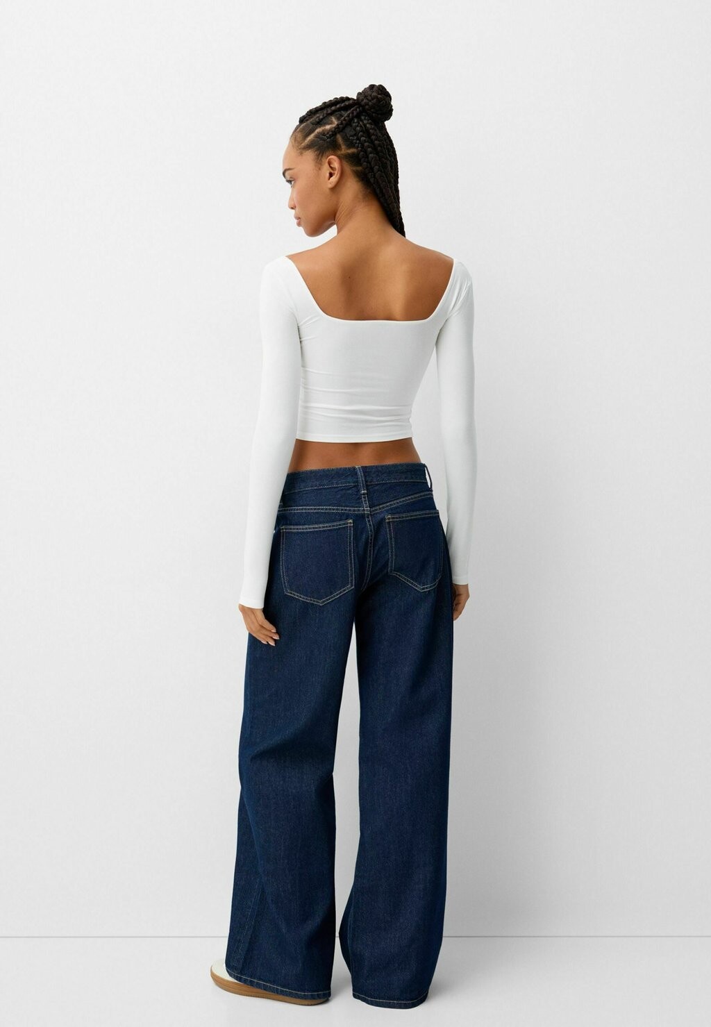 Топ с длинными рукавами SQUARE NECKLINE 2PACK Bershka, белый
Топ с длинными рукавами SQUARE NECKLINE 2PACK Bershka, белый