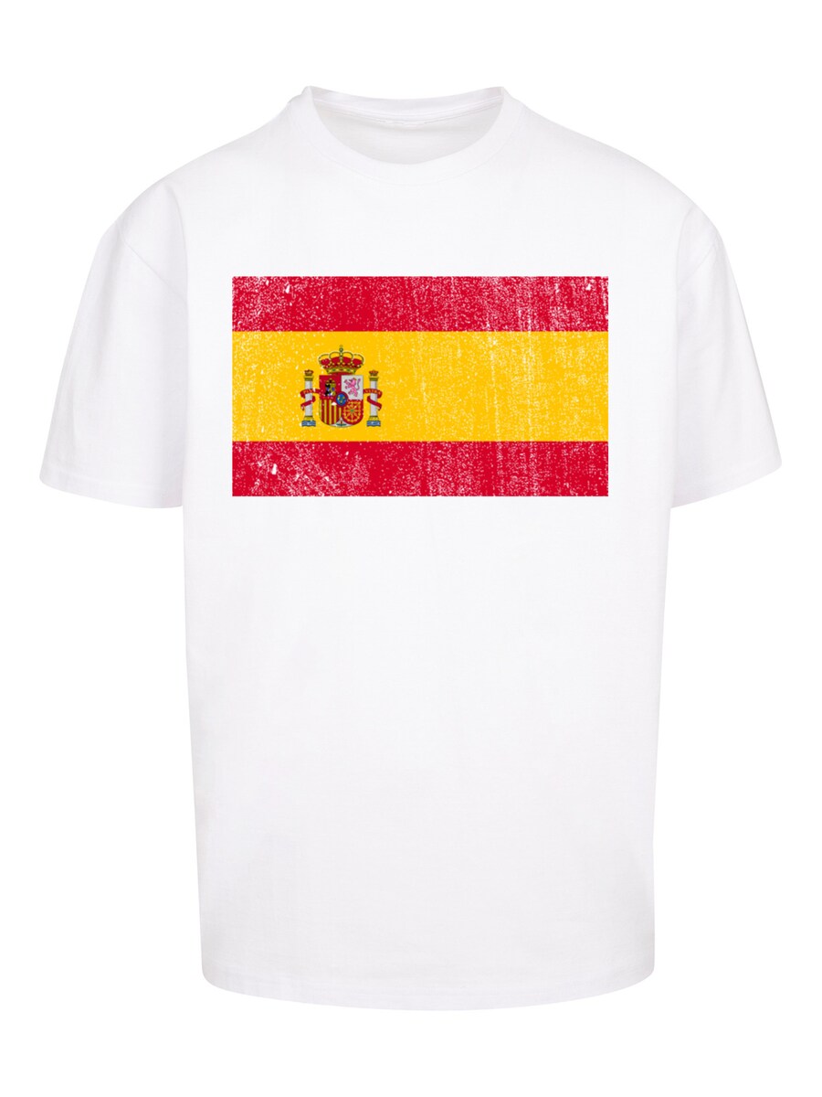 Рубашка F4NT4STIC Spain Spanien Flagge distressed, белый
Рубашка F4NT4STIC Spain Spanien Flagge distressed, белый