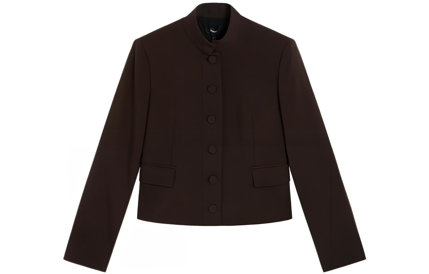 Женский деловой костюм черно-коричневый THEORY 
Женский деловой костюм черно-коричневый THEORY