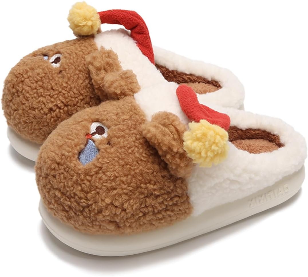 Тапочки «Медведь» для женщин и мужчин, с теплой флисовой подкладкой, милые зимние тапочки, пушистые домашние обувь для дома и улицы Yafirgeer, коричневый
Тапочки «Медведь» для женщин и мужчин, с теплой флисовой подкладкой, милые зимние тапочки, пушистые домашние обувь для дома и улицы Yafirgeer, коричневый