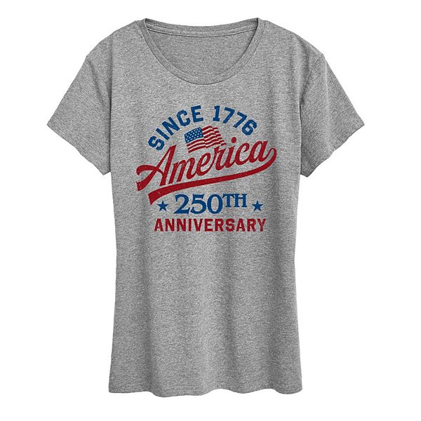Футболка женская america 250th anniversary graphic Licensed Character, Heather Gray
Футболка женская america 250th anniversary graphic Licensed Character, Heather Gray