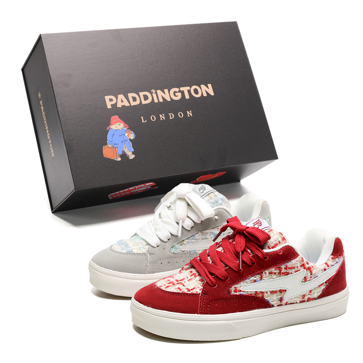 Paddington Bears Износостойкие и легкие низкие скейтерские кроссовки унисекс - непарные, цвет Mismatched
Paddington Bears Износостойкие и легкие низкие скейтерские кроссовки унисекс - непарные, цвет Mismatched
