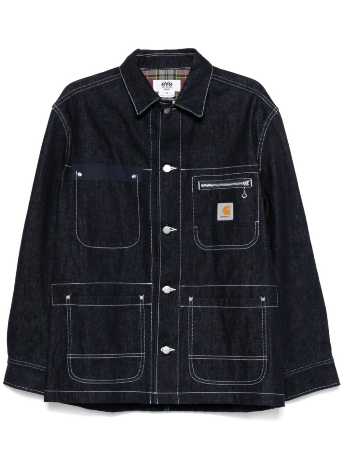 Junya Watanabe MAN x Пальто с нашивкой-логотипом Carhartt, синий
Junya Watanabe MAN x Пальто с нашивкой-логотипом Carhartt, синий