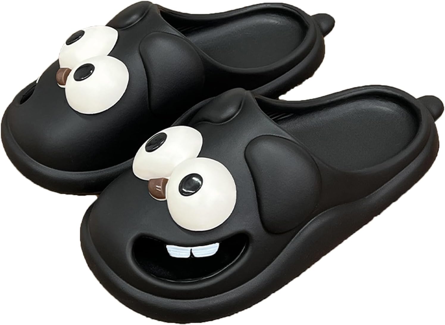 Тапочки-подушки для женщин и мужчин, противоскользящие тапочки-облака для душа, милые мультяшные мягкие и удобные тапочки на толстой подошве, для дома и ванной комнаты Fortuccai, черный
Тапочки-подушки для женщин и мужчин, противоскользящие тапочки-облака для душа, милые мультяшные мягкие и удобные тапочки на толстой подошве, для дома и ванной комнаты Fortuccai, черный