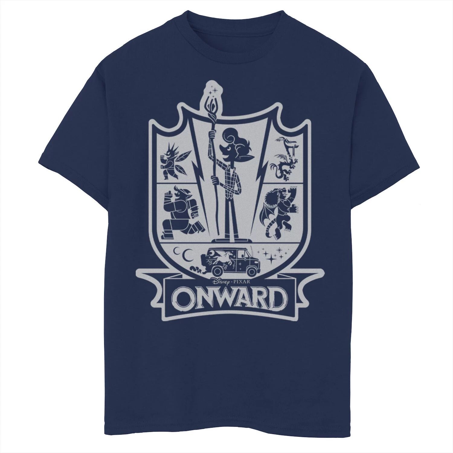 Футболка с изображением эмблемы Disney/Pixar's Onward Boys 8–20 Onward Emblem Crest Stamp Disney / Pixar
Футболка с изображением эмблемы Disney/Pixar's Onward Boys 8–20 Onward Emblem Crest Stamp Disney / Pixar