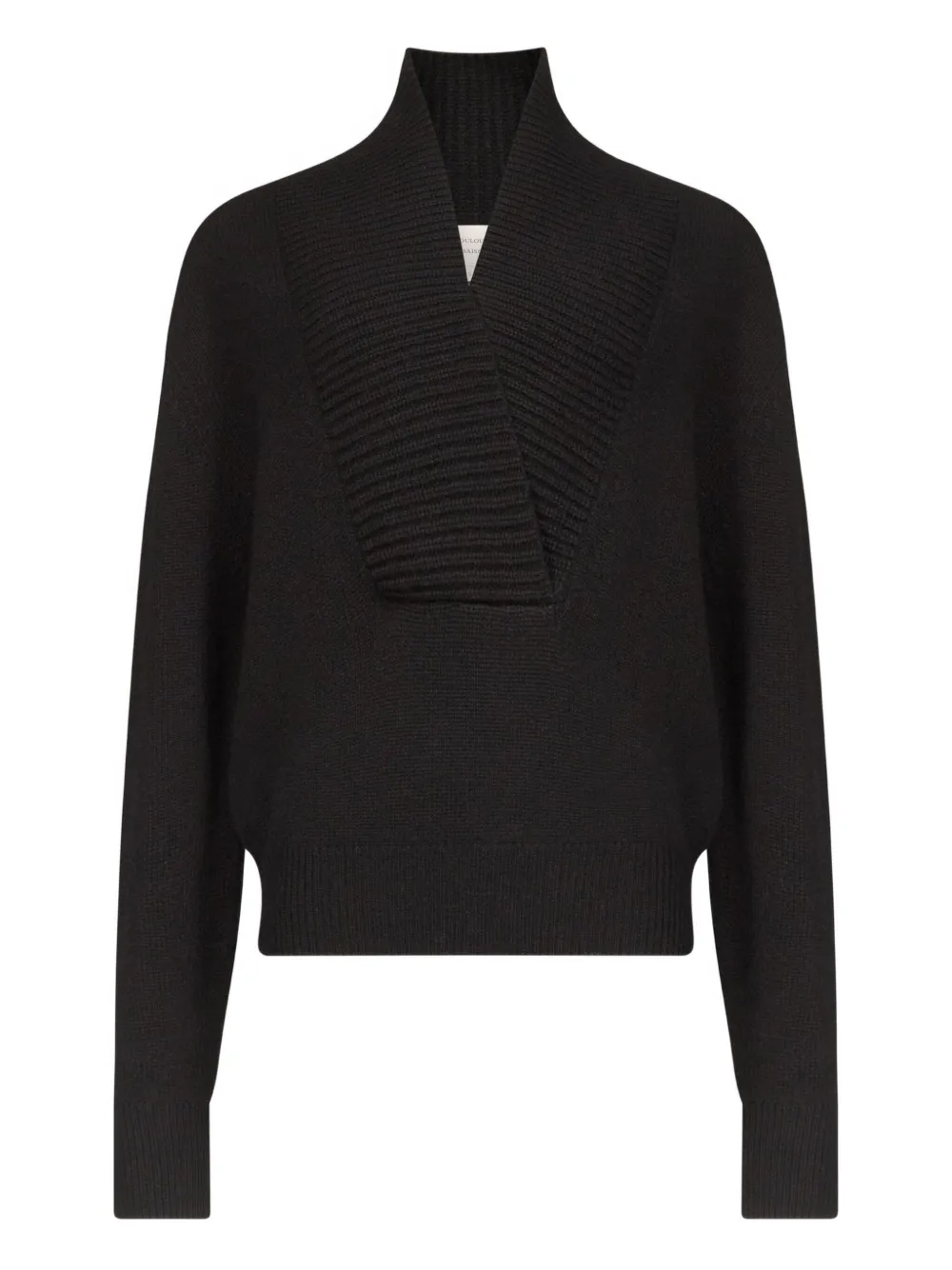 Свитер в рубчик с V-образным вырезом LouLou de Saison, черный
Свитер в рубчик с V-образным вырезом LouLou de Saison, черный
