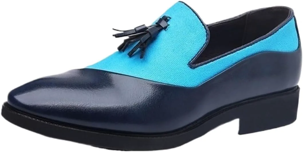 Мужские оксфорды из кожи, классические деловые туфли с заостренным носком, без шнуровки DMGYCK, синий
Мужские оксфорды из кожи, классические деловые туфли с заостренным носком, без шнуровки DMGYCK, синий