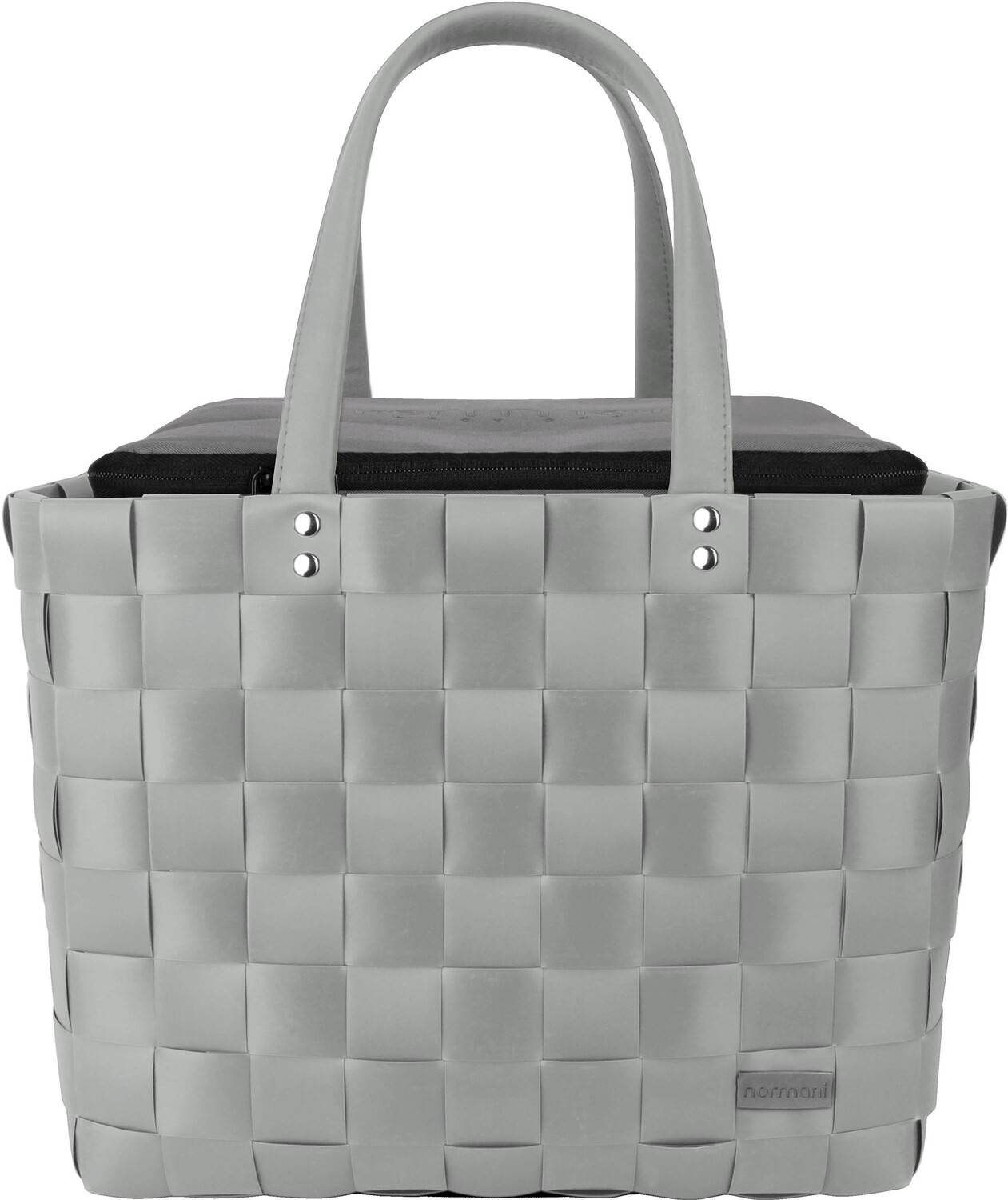 Сумка шоппер normani Flechtkorb mit großer Kühltasche, светло-серый 
Сумка шоппер normani Flechtkorb mit großer Kühltasche, светло-серый