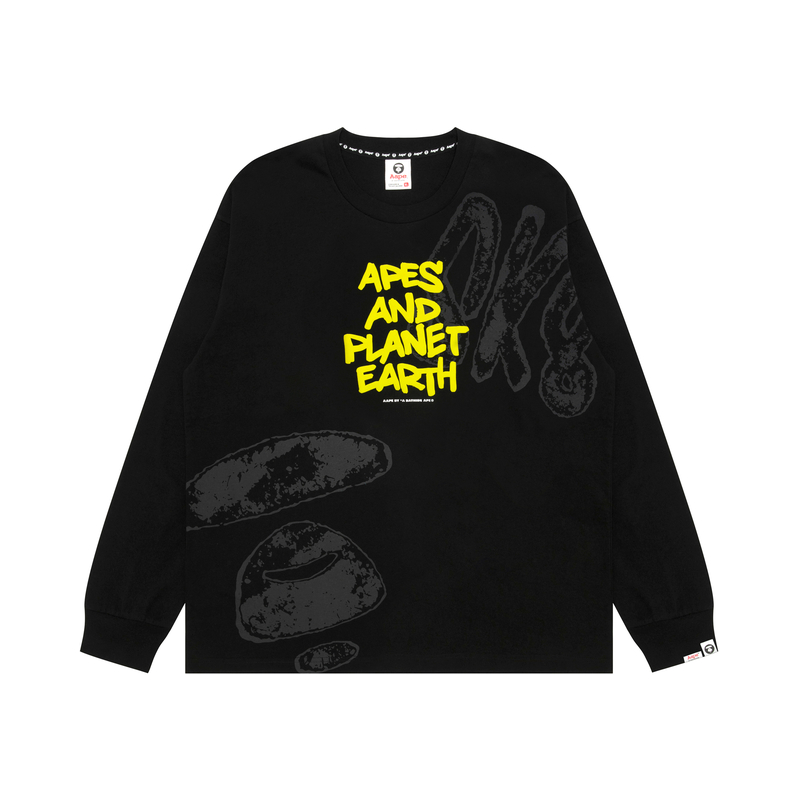 Футболка с длинным рукавом от A Bathing APE Aape, черный
Футболка с длинным рукавом от A Bathing APE Aape, черный