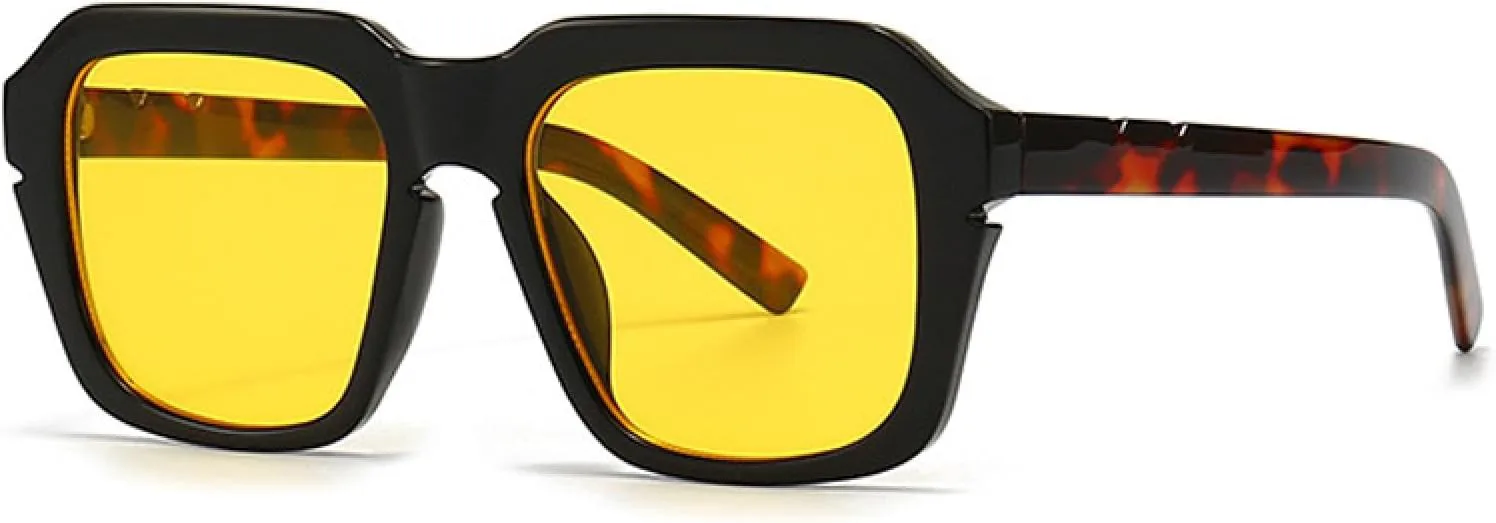 Винтажные двухцветные солнцезащитные очки для женщин, модные солнцезащитные очки UV400 серого цвета с градиентом для мужчин VVTWSSW, Black Leopard Yellow
Винтажные двухцветные солнцезащитные очки для женщин, модные солнцезащитные очки UV400 серого цвета с градиентом для мужчин VVTWSSW, Black Leopard Yellow