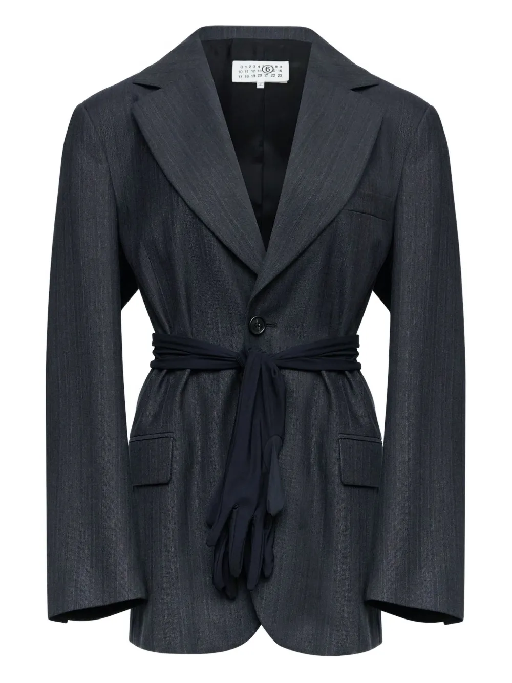 Блейзер в тонкую полоску Mm6 Maison Margiela, серый
Блейзер в тонкую полоску Mm6 Maison Margiela, серый