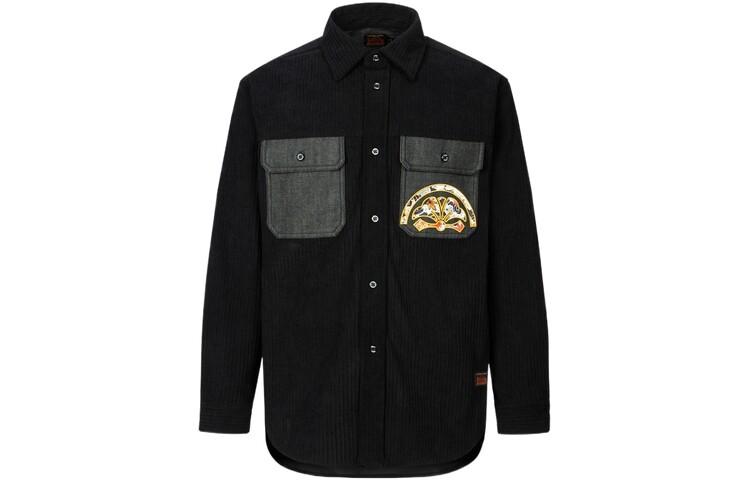 Рубашка мужская черная Evisu, черный
Рубашка мужская черная Evisu, черный