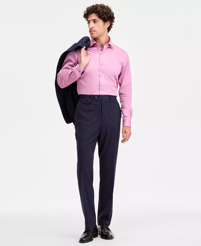 Мужской классический костюм в тонкую полоску, отдельные детали Tayion Collection, темно-синий
Мужской классический костюм в тонкую полоску, отдельные детали Tayion Collection, темно-синий