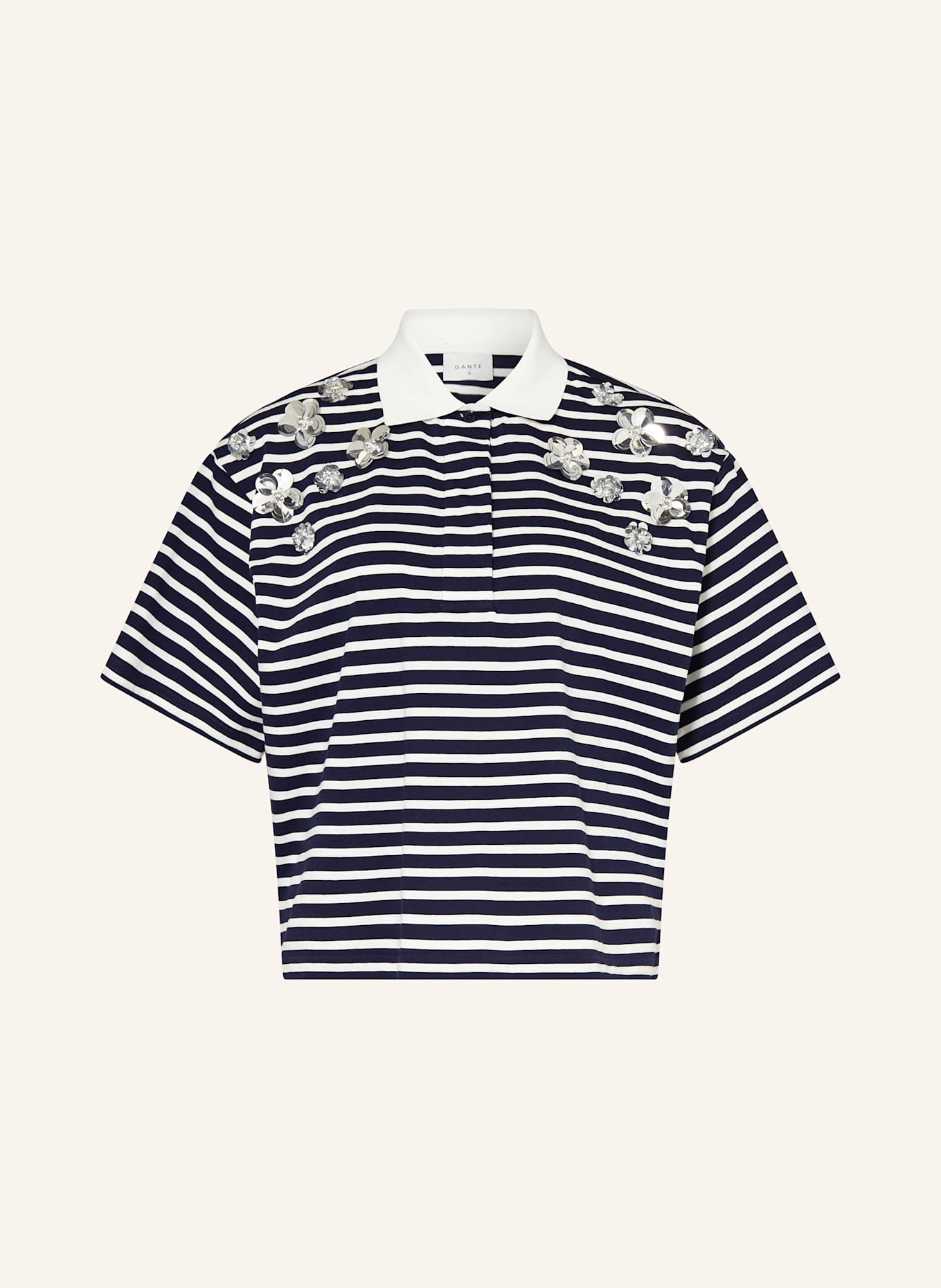 Футболка-Поло из джерси титановая с декоративными бусинами Dante6, мультиколор
Футболка-Поло из джерси титановая с декоративными бусинами Dante6, мультиколор