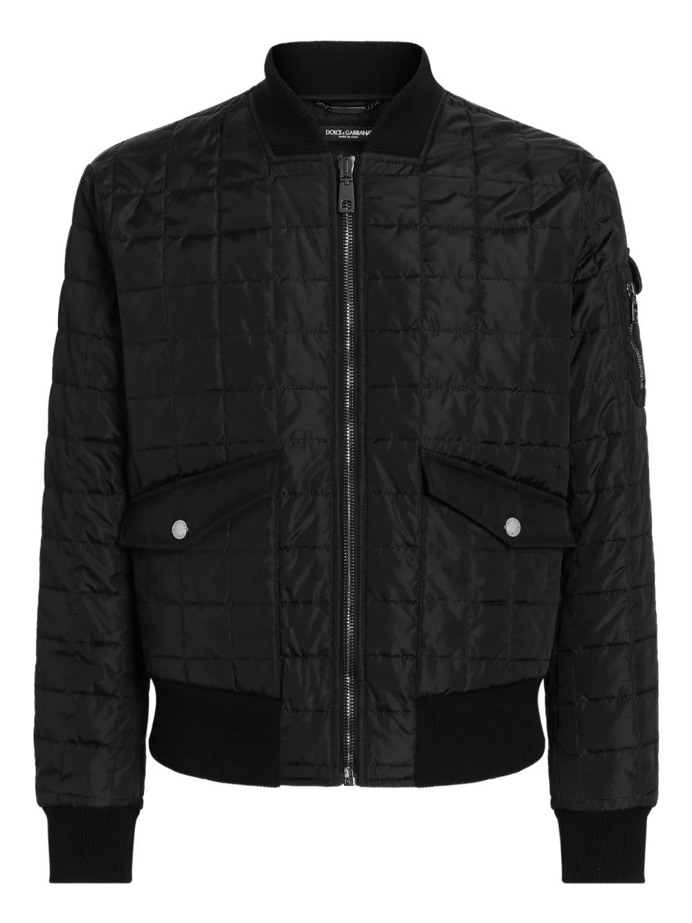 Стеганый бомбер DOLCE & GABBANA, черный
Стеганый бомбер DOLCE & GABBANA, черный