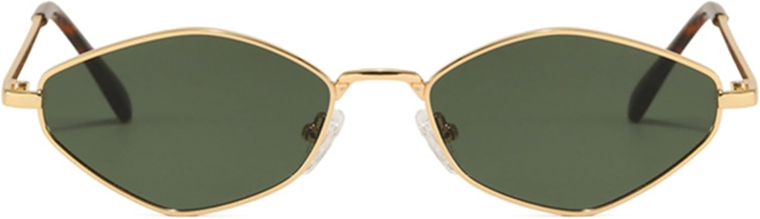 Солнцезащитные очки Bullabulling в стиле ретро с шестиугольной металлической оправой для женщин и мужчин, 2026. Модные винтажные солнцезащитные очки в узкой золотой оправе, стильные, маленькие, в стиле 90-х, Gold Green
Солнцезащитные очки Bullabulling в стиле ретро с шестиугольной металлической оправой для женщин и мужчин, 2026. Модные винтажные солнцезащитные очки в узкой золотой оправе, стильные, маленькие, в стиле 90-х, Gold Green