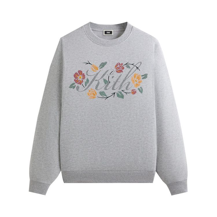 Свитер Kith Floral Script Nelson Crewneck, Light Heather Grey
Свитер Kith Floral Script Nelson Crewneck, Light Heather Grey