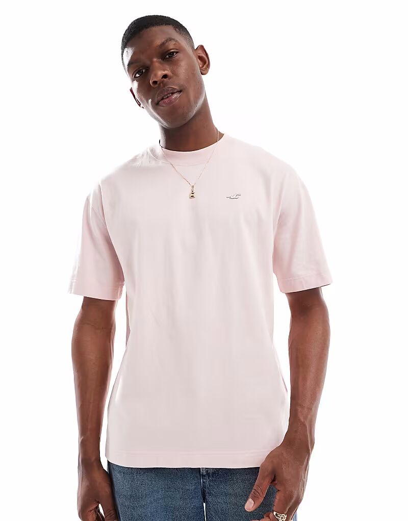 Футболка свободного кроя Hollister Icon Washed светло-розового цвета
Футболка свободного кроя Hollister Icon Washed светло-розового цвета