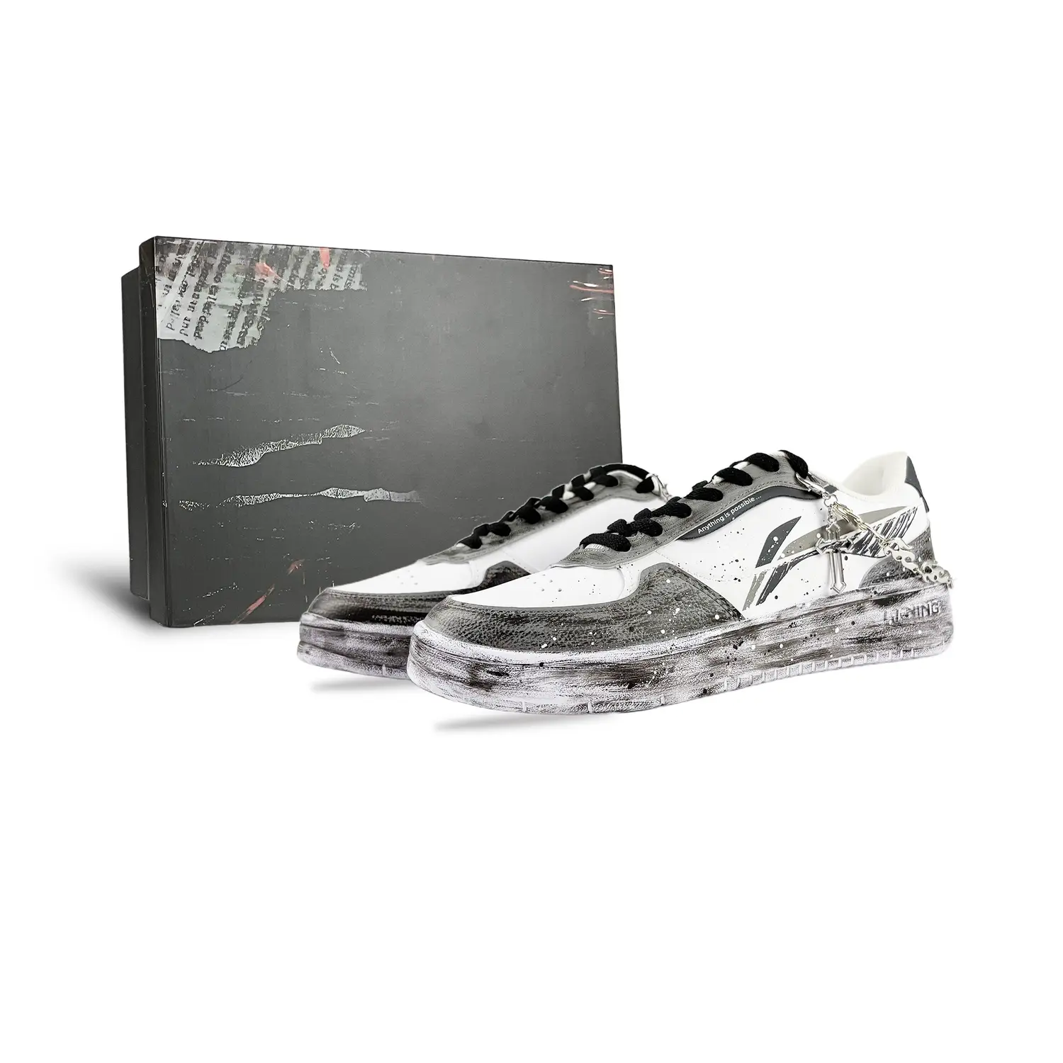 LINING Лининг Дуда противоскользящие и износостойкие дышащие низкие скейтборд кроссовки мужские серо-белые тёмно-серо-белые, цвет Dark Gray White
LINING Лининг Дуда противоскользящие и износостойкие дышащие низкие скейтборд кроссовки мужские серо-белые тёмно-серо-белые, цвет Dark Gray White