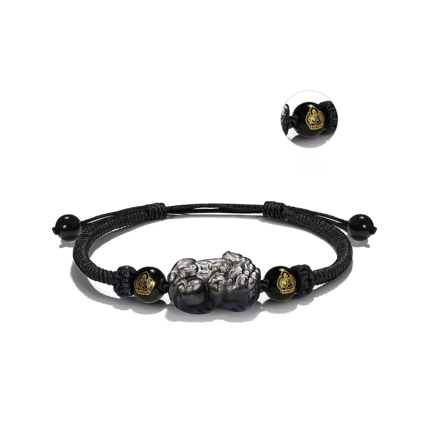 STYLEJING Серебристый обсидиановый браслет Unisex
STYLEJING Серебристый обсидиановый браслет Unisex