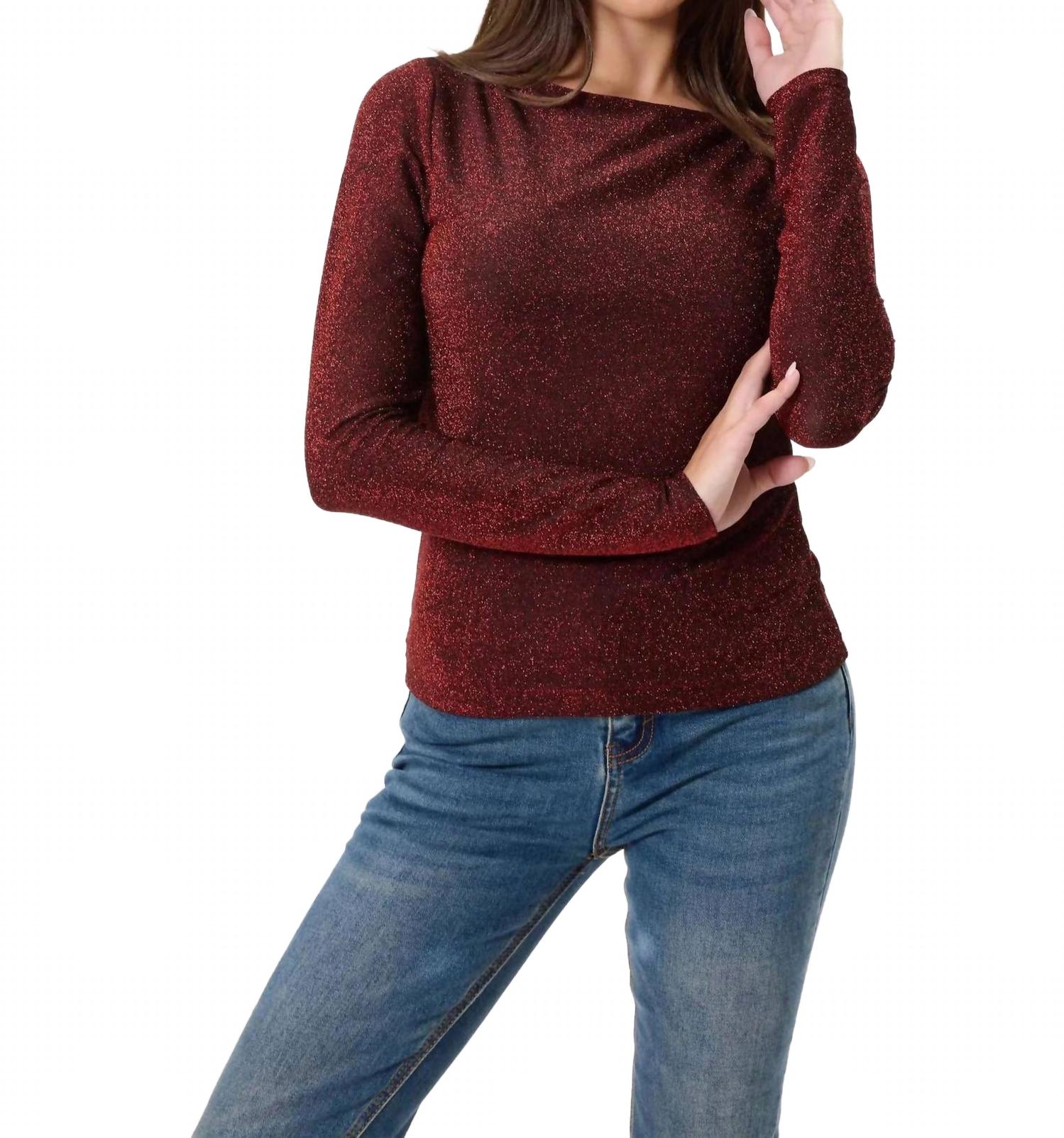 Nadia Блестящий топ в черно-красном цвете Kylie Paige
Nadia Блестящий топ в черно-красном цвете Kylie Paige