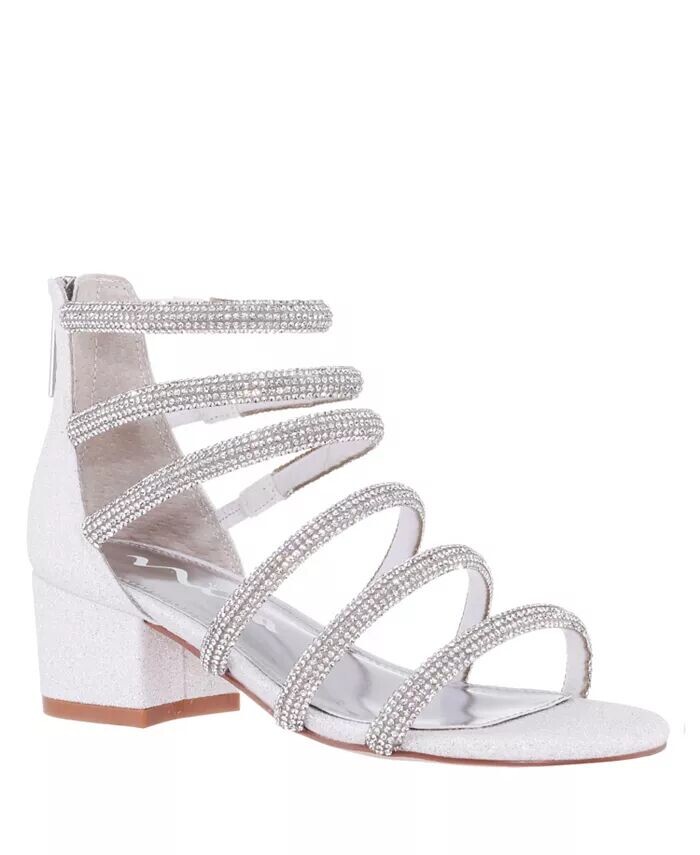 Босоножки Big Girls с блестками и стразами Nina, белый
Босоножки Big Girls с блестками и стразами Nina, белый