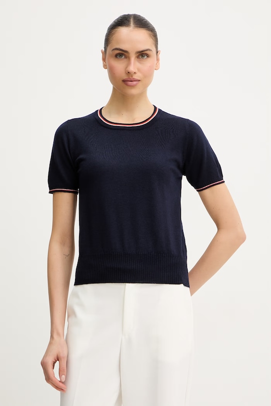 Шерстяная футболка metella Luisa Spagnoli, темно-синий
Шерстяная футболка metella Luisa Spagnoli, темно-синий