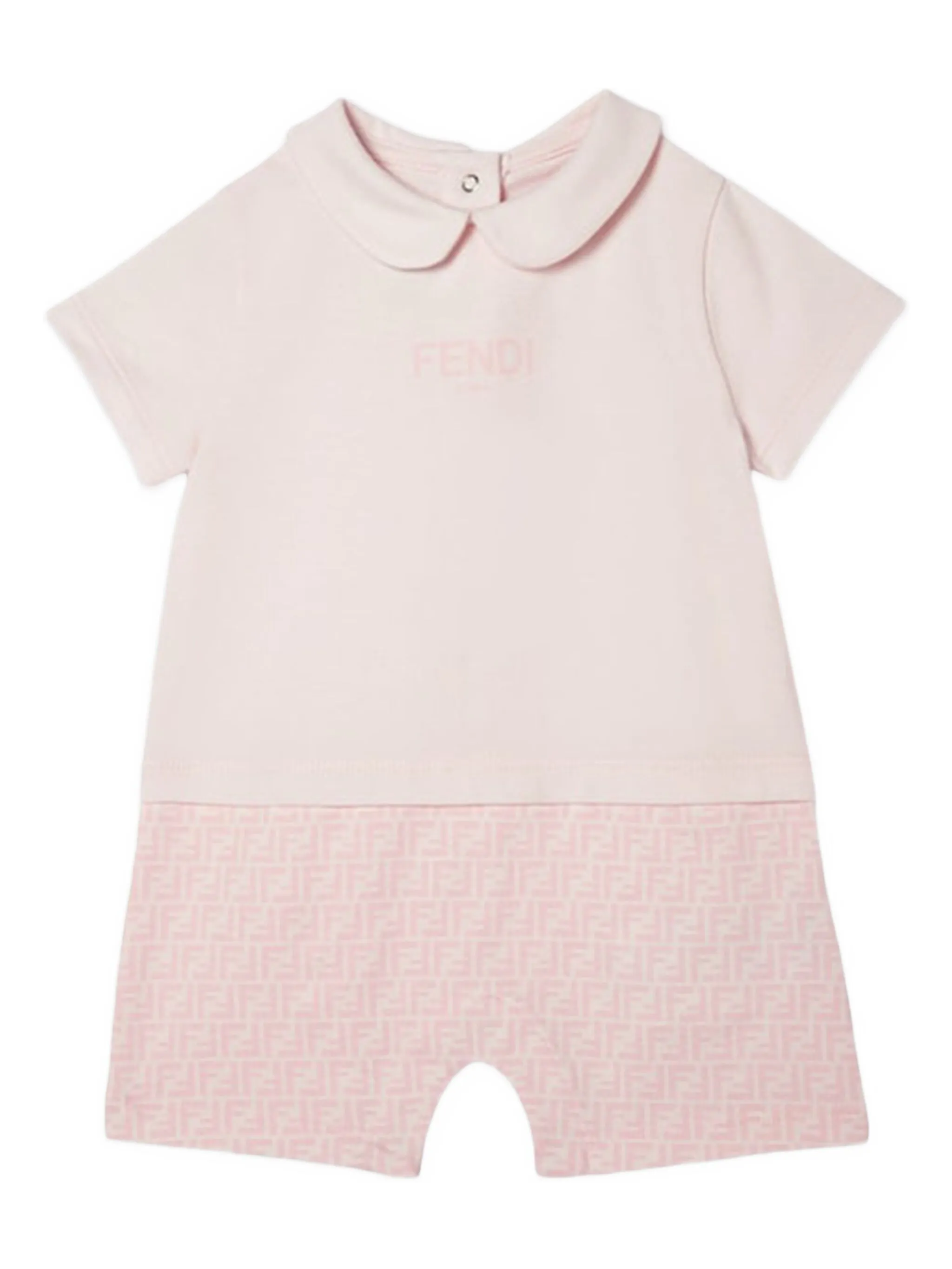 Ромпер с логотипом FF Fendi Kids, розовый
Ромпер с логотипом FF Fendi Kids, розовый
