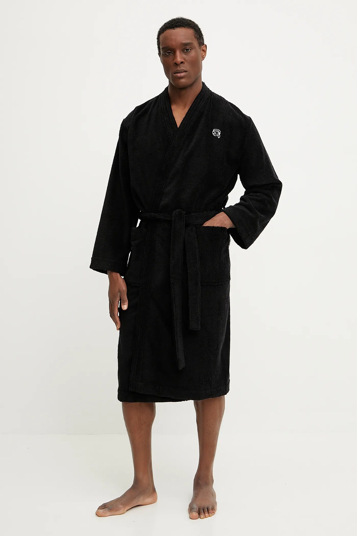 Халат Karl Lagerfeld, черный
Халат Karl Lagerfeld, черный