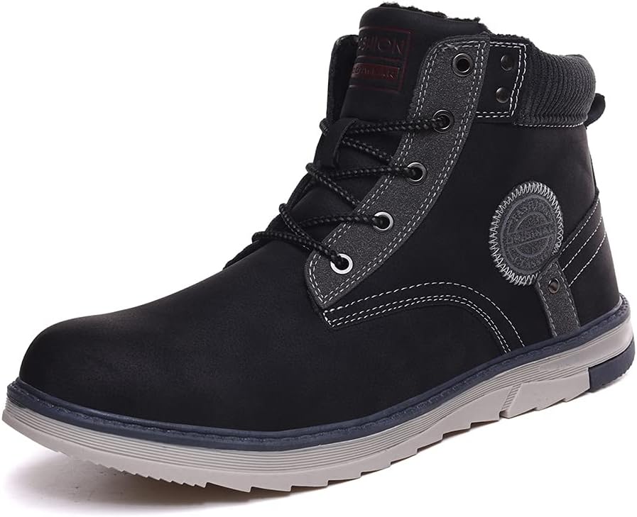 Мужские зимние снегоступы, толстые теплые ботинки до щиколотки для ходьбы по снегу, с противоскользящей подошвой, с шерстяной подкладкой, для холодной погоды (коричневые, 44 EU) Generic
Мужские зимние снегоступы, толстые теплые ботинки до щиколотки для ходьбы по снегу, с противоскользящей подошвой, с шерстяной подкладкой, для холодной погоды (коричневые, 44 EU) Generic