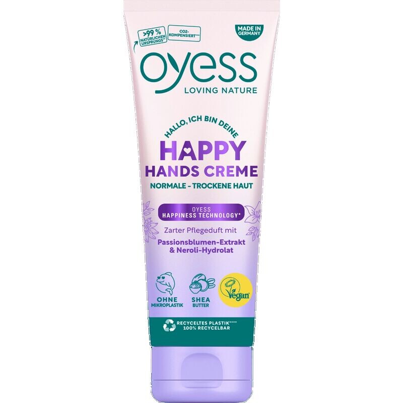 Питательный крем для рук Happy Hands OYESS, 75 ml
Питательный крем для рук Happy Hands OYESS, 75 ml