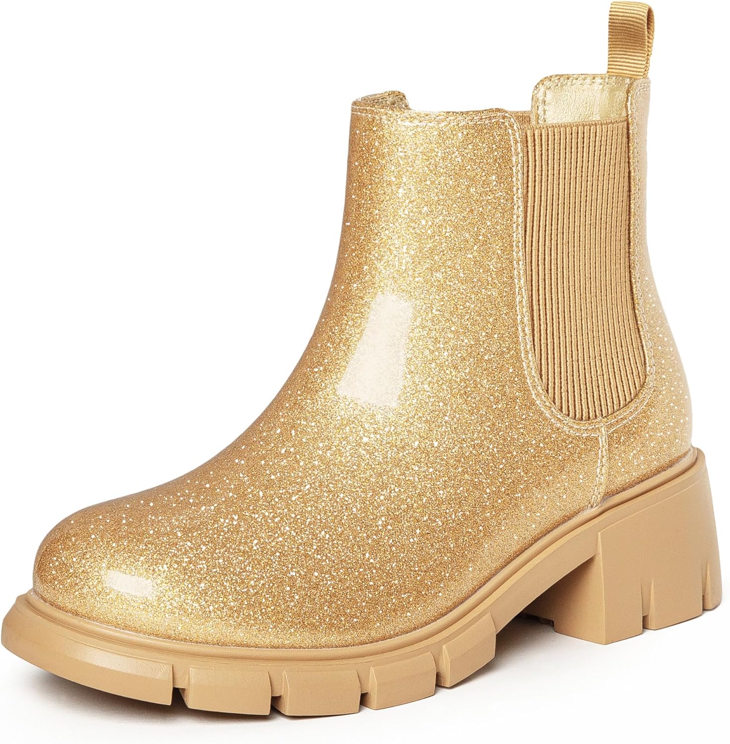 Детские Ботинки Dufannie для Девочек, Челси, с Эластичной Вставкой, Каблук Низкий, Подошва Lug, Осенние Ботинки для Маленьких и Больших Детей, Gold Shiny
Детские Ботинки Dufannie для Девочек, Челси, с Эластичной Вставкой, Каблук Низкий, Подошва Lug, Осенние Ботинки для Маленьких и Больших Детей, Gold Shiny