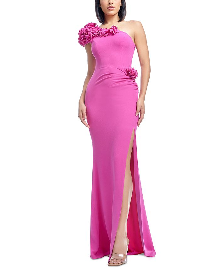 Платье Aubriella с рюшами и одним плечом Dress the Population, розовый
Платье Aubriella с рюшами и одним плечом Dress the Population, розовый