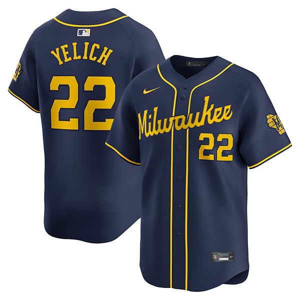 Мужская бейсболка Christian Yelich Milwaukee Brewers Alternate Limited Nike
Мужская бейсболка Christian Yelich Milwaukee Brewers Alternate Limited Nike