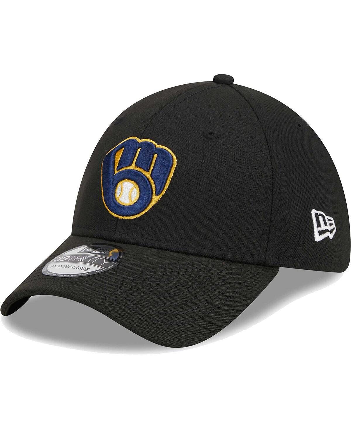 Мужская черная гибкая кепка с логотипом Milwaukee Brewers 39THIRTY New Era
Мужская черная гибкая кепка с логотипом Milwaukee Brewers 39THIRTY New Era