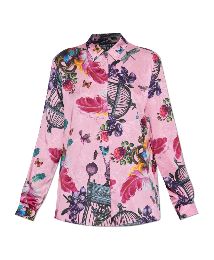 Рубашка с узором Versace Jeans Couture, розовый
Рубашка с узором Versace Jeans Couture, розовый