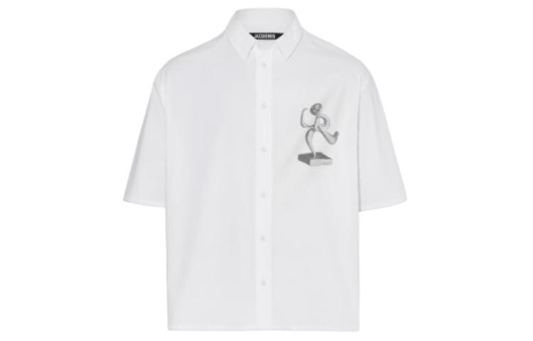 Рубашка мужская белая Jacquemus, белый
Рубашка мужская белая Jacquemus, белый