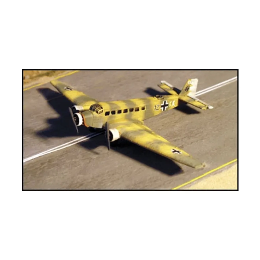 Ю-52, WWII Micro Armour - Germany - German Luftwaffe Aircraft (1:285)
Ю-52, WWII Micro Armour - Germany - German Luftwaffe Aircraft (1:285)