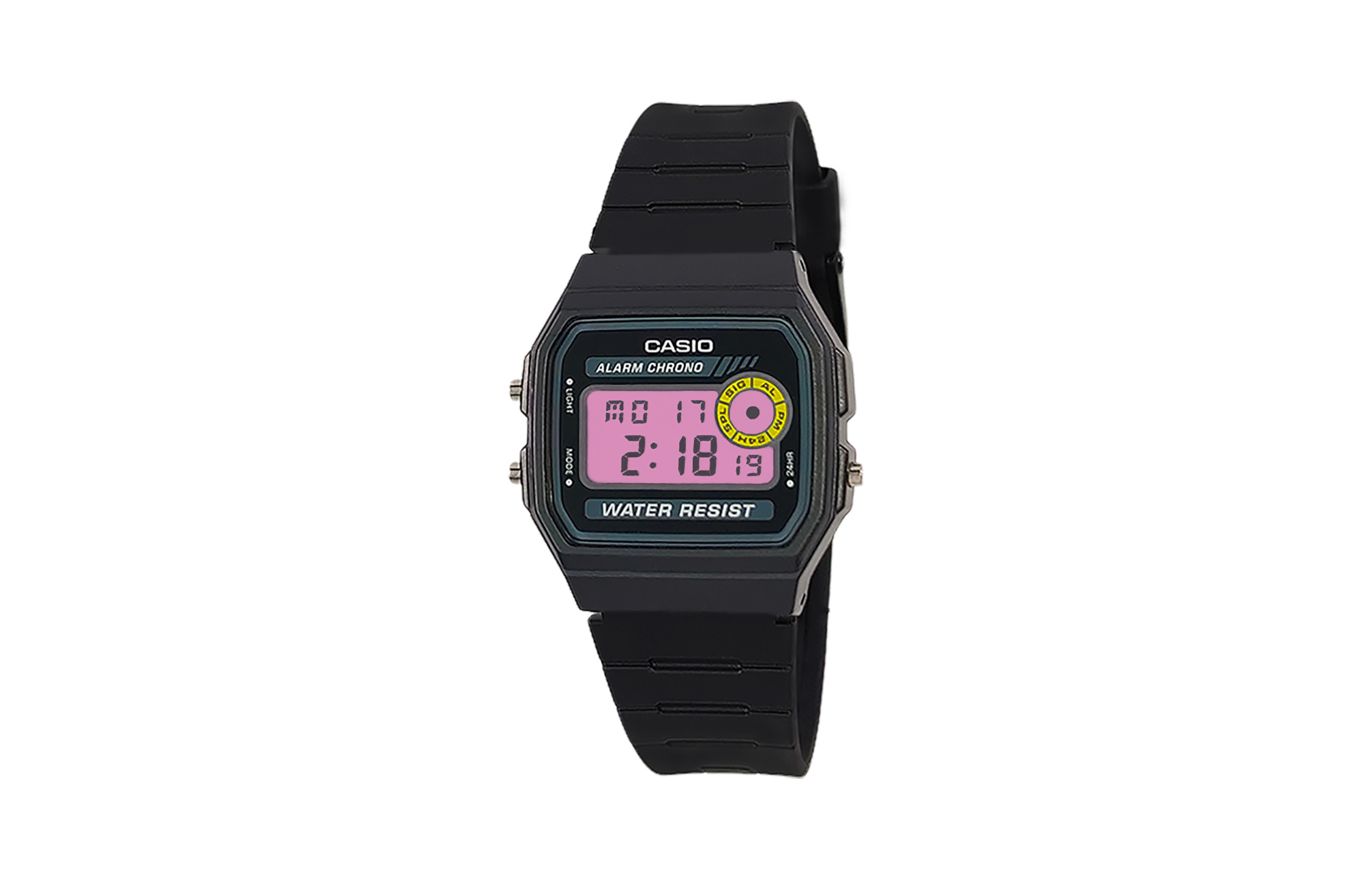 CASIO Часы Retrofit Series Quartz Movement Resin Strap Watch Men's Watch Black Dial, Black Dial with Pink Crystal Lens
CASIO Часы Retrofit Series Quartz Movement Resin Strap Watch Men's Watch Black Dial, Black Dial with Pink Crystal Lens