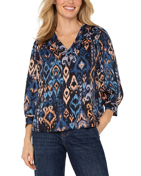 Топ с принтом икат Liverpool Los Angeles, синий
Топ с принтом икат Liverpool Los Angeles, синий