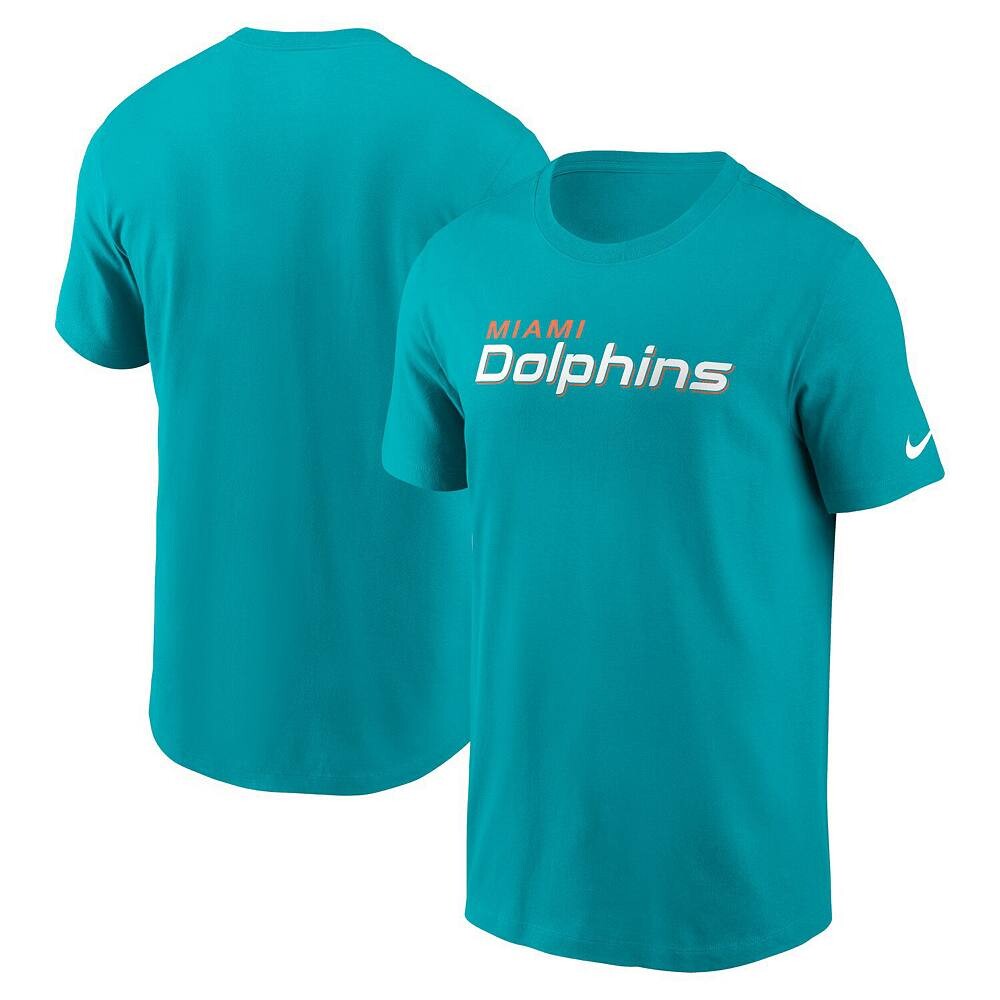 Мужская футболка Nike Aqua Miami Dolphins Primetime Wordmark Essential, цвет Dol Turq A
Мужская футболка Nike Aqua Miami Dolphins Primetime Wordmark Essential, цвет Dol Turq A