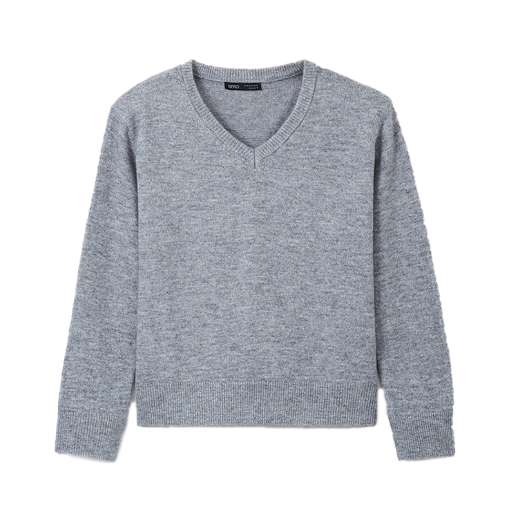 Трикотаж Women's V-образный вырез Moderate Others SPAO, heather серый
Трикотаж Women's V-образный вырез Moderate Others SPAO, heather серый